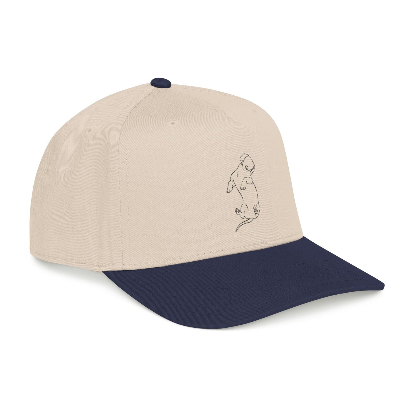Dachshund Embroider Mid Profile Baseball Cap | Design 2