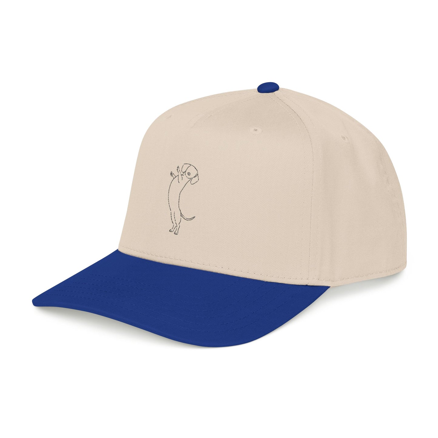 Dachshund Embroider Mid Profile Baseball Cap | Design 1