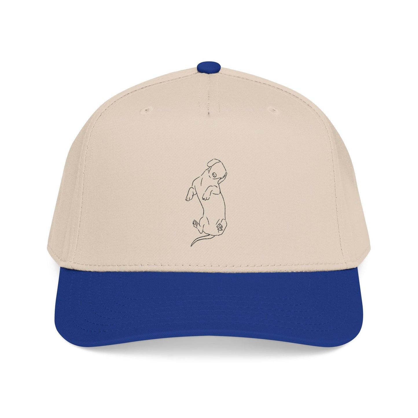 Dachshund Embroider Mid Profile Baseball Cap | Design 2