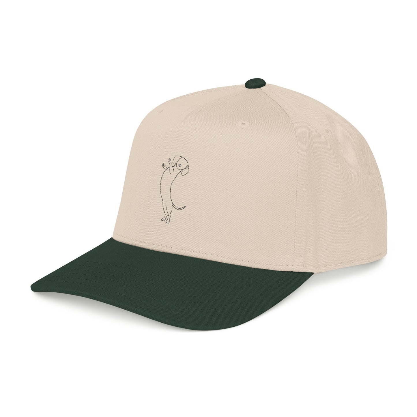 Dachshund Embroider Mid Profile Baseball Cap | Design 1