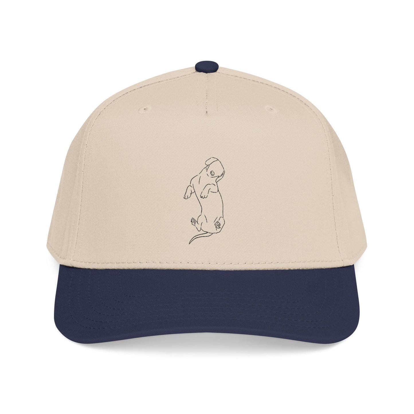 Dachshund Embroider Mid Profile Baseball Cap | Design 2