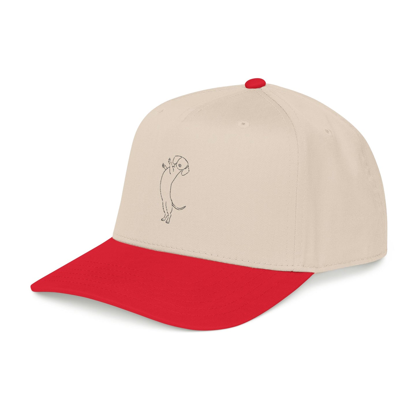 Dachshund Embroider Mid Profile Baseball Cap | Design 1