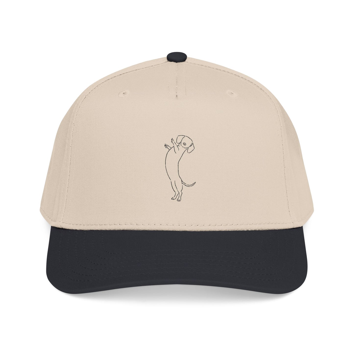Dachshund Embroider Mid Profile Baseball Cap | Design 1