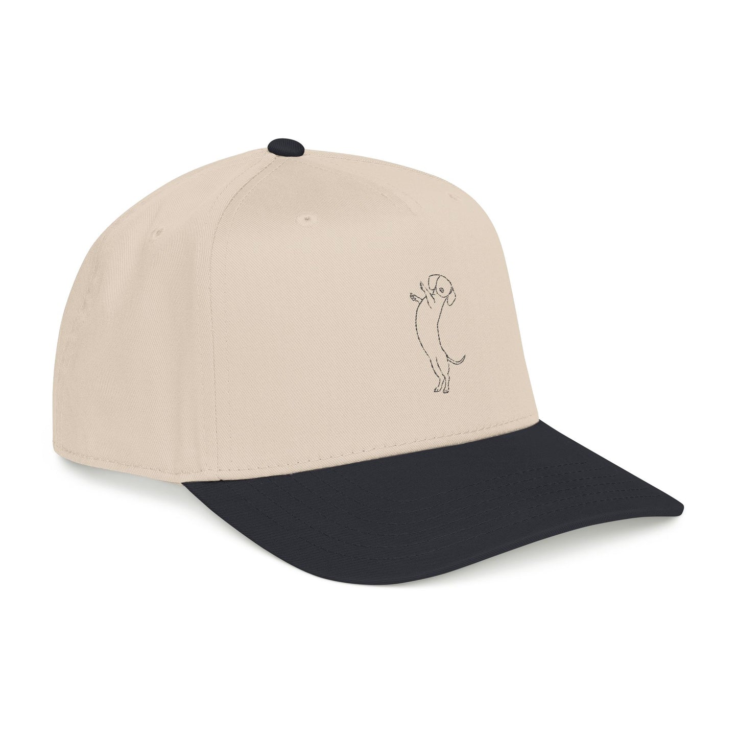 Dachshund Embroider Mid Profile Baseball Cap | Design 1