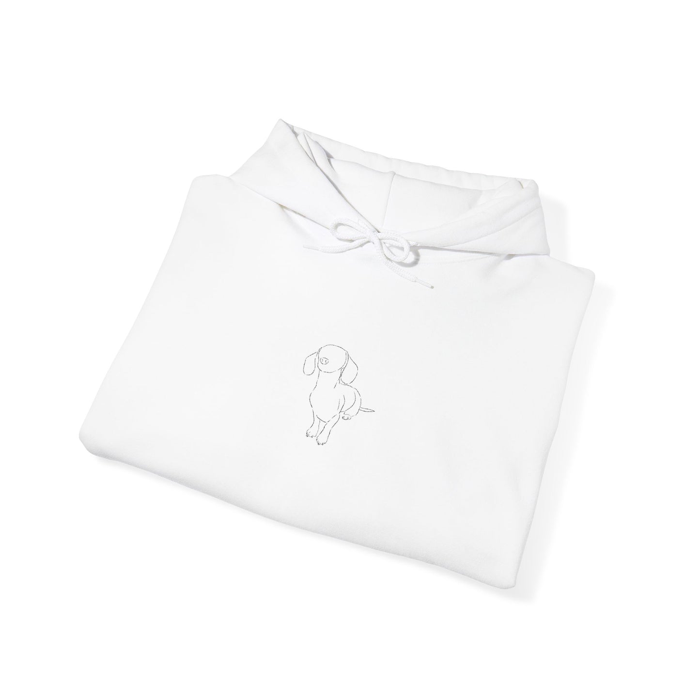 Dachshund Embroider Hoodie | Design 3