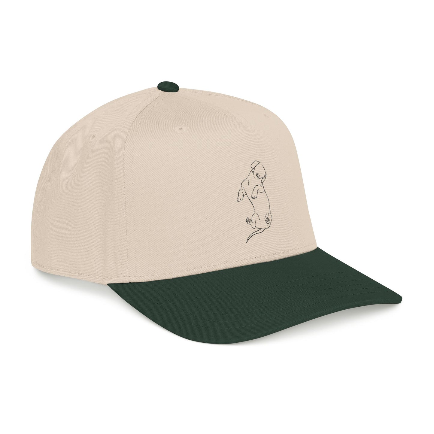 Dachshund Embroider Mid Profile Baseball Cap | Design 2