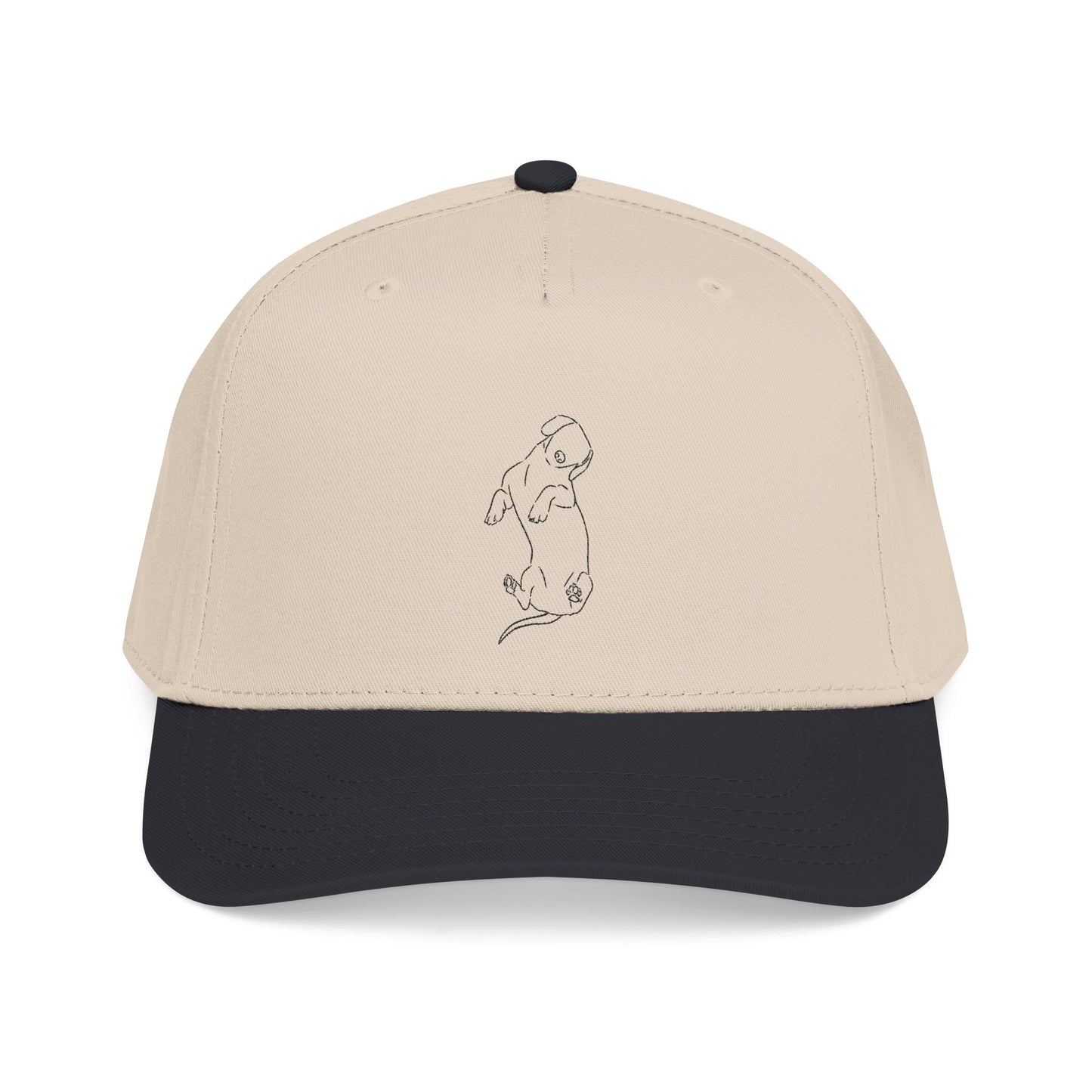 Dachshund Embroider Mid Profile Baseball Cap | Design 2