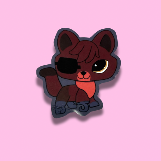 Foxy Five Nights At Freddys LPS Custom Sticker