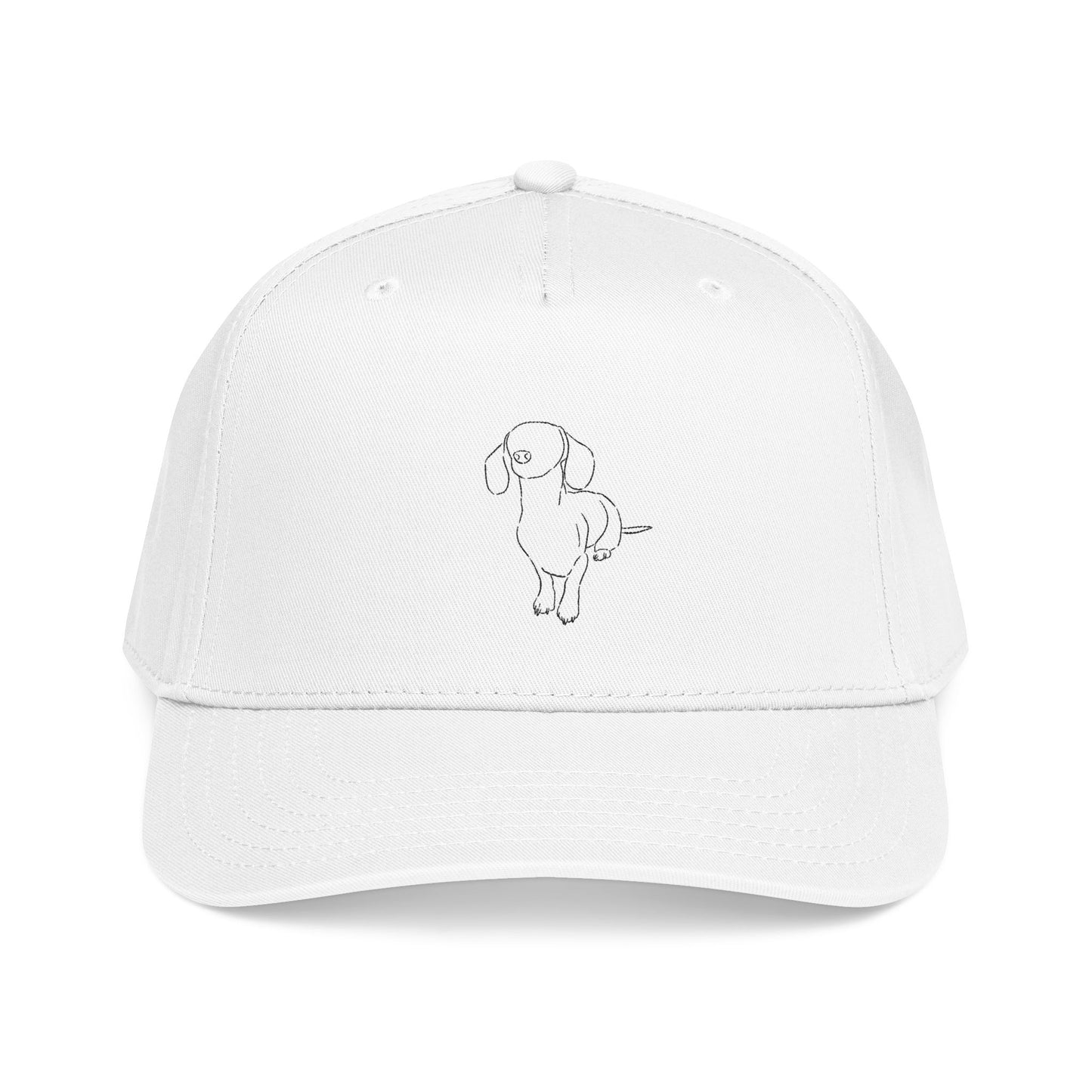 Dachshund Embroider Mid Profile Baseball Cap | Design 3