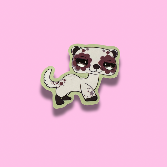 Flower Ferret LPS Custom Sticker